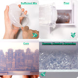 BBDINO Super Clear Silicone Mold Making Kit 35A Ideal for Jewelry Mold and Any See-Through Mold Making